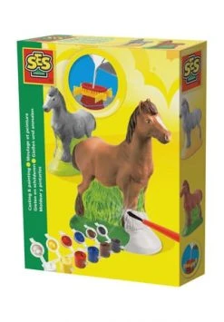 SES CREATIVE® Gips-Set "Gießen Und Anmalen - Pferd" MEHRFARBIG