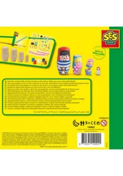 SES CREATIVE® Bastelset "Matroschkas Bemalen" Mehrfarbig -Spielzeug für Kinder Verkäufe unnamed file 1020