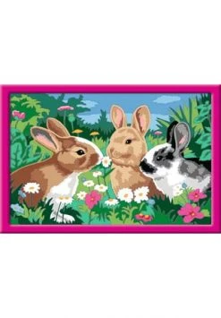 Ravensburger Malset Malen Nach Zahlen "Putzige Häschen" BUNT -Spielzeug für Kinder Verkäufe unnamed file 1161