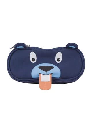 Affenzahn Stiftemäppchen "Bobo Bär", Namensschild, Wasserabweisend DUNKELBLAU 4 Affenzahn Stiftemäppchen "Bobo Bär", Namensschild, Wasserabweisend DUNKELBLAU – Bild 2