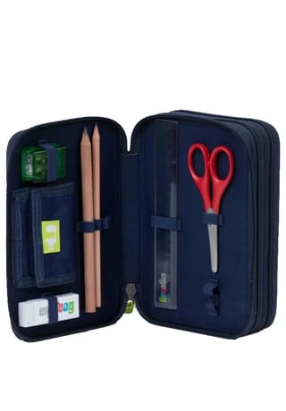 Ergobag Maxi-Mäppchen "Schubi DuBär", Befüllt NAVY/ PINK 5 Ergobag Maxi-Mäppchen "Schubi DuBär", Befüllt NAVY/ PINK – Bild 3