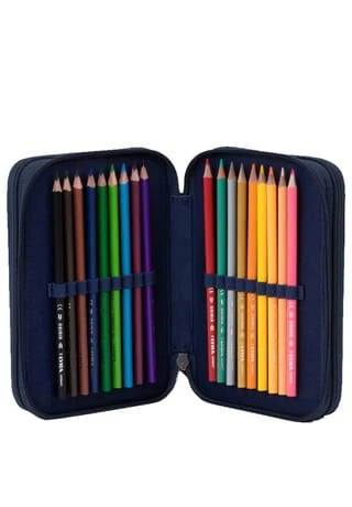 Ergobag Maxi-Mäppchen "Schubi DuBär", Befüllt NAVY/ PINK 6 Ergobag Maxi-Mäppchen "Schubi DuBär", Befüllt NAVY/ PINK – Bild 4