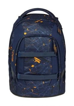 Satch Schulrucksack "pack Urban Journey", Für Kinder Schwarz/ Blau/ Orange