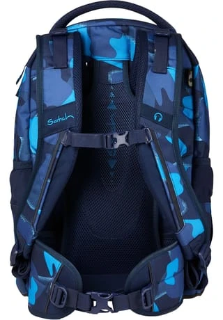 Satch Schulrucksack "pack - Troublemaker", Camouflage, Für Kinder Blau 5 Satch Schulrucksack "pack - Troublemaker", Camouflage, Für Kinder Blau – Bild 3