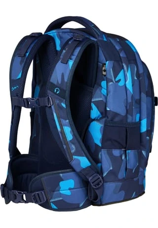 Satch Schulrucksack "pack - Troublemaker", Camouflage, Für Kinder Blau 6 Satch Schulrucksack "pack - Troublemaker", Camouflage, Für Kinder Blau – Bild 4