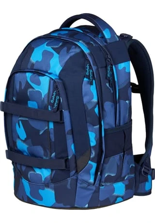 Satch Schulrucksack "pack - Troublemaker", Camouflage, Für Kinder Blau 7 Satch Schulrucksack "pack - Troublemaker", Camouflage, Für Kinder Blau – Bild 5