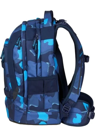 Satch Schulrucksack "pack - Troublemaker", Camouflage, Für Kinder Blau 9 Satch Schulrucksack "pack - Troublemaker", Camouflage, Für Kinder Blau – Bild 7