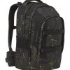 Satch Schulrucksack "pack Geo Storm", Erweisbares Volumen, Für Kinder Schwarz/ Grün