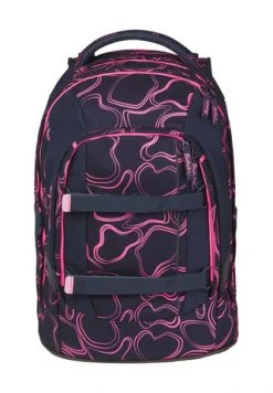 Satch Schulrucksack "pack Pink Supreme" Schwarz/ Pink