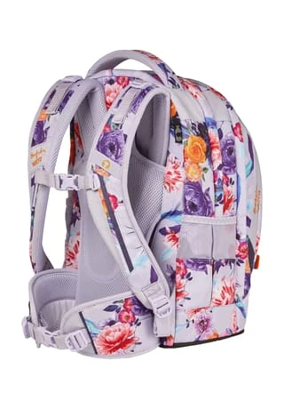 Satch Schulrucksack "pack Endless Bloom", Florales Dessin Weiß/ Violett/ Orange 15 Satch Schulrucksack "pack Endless Bloom", Florales Dessin Weiß/ Violett/ Orange – Bild 13