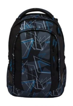 Satch Schulrucksack "sleek Deep Dimension", Für Kinder Schwarz/ Grau/ Blau
