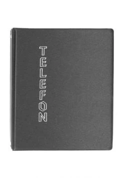 Müboplast® Telefon-Ringbuch "Luna" Anthrazit