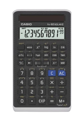 CASIO Taschenrechner FX-82 Solar II 6 CASIO Taschenrechner FX-82 Solar II -Spielzeug für Kinder Verkäufe unnamed file 1959