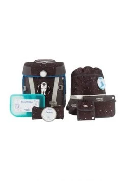 School Mood Schulranzenset Hero Air+ Louis Schwarz/ Silber