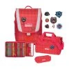 Scout® Schulranzen-Set Ultra "Red Gingham“, 4-teilig Rot