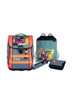 McNeill® ERGO Primero Schulranzen-Set 4tlg. Feuerwehr