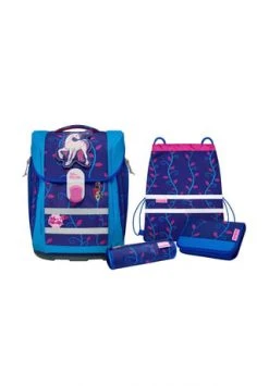 McNeill® McLight 2 Schulranzen-Set 6tlg. Blau/ Horse