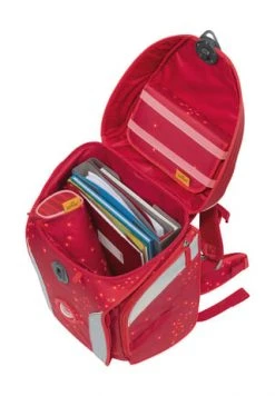 DerDieDas® Schulranzen-Set, 5-teilig, Gepolsterte Schultergurte, Druckknopfverschluss, Volumen 22 L, Für Mädchen Rot -Spielzeug für Kinder Verkäufe unnamed file 45