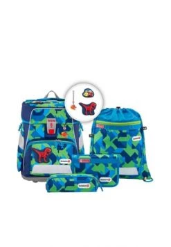 Step By Step® Space Schleich Schulranzen-Set 5tlg. Velociraptor