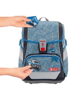 Step By Step® Ranzenset "Angry Shark", 6-teilig, 19 L Blau/ Grau -Spielzeug für Kinder Verkäufe unnamed file 607