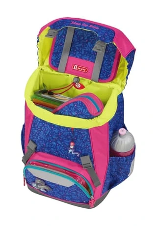 Step By Step® Schulranzen-Set Giant "Happy Dolphins", 5-teilig Blau, Pink 7 Step By Step® Schulranzen-Set Giant "Happy Dolphins", 5-teilig Blau, Pink – Bild 5