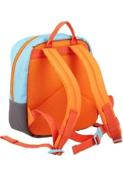 Sigikid® Rucksack "Fun Forest", Print, Gepolsterte Schultergurte, Für Kinder Blau/ Orange -Spielzeug für Kinder Verkäufe unnamed file 754
