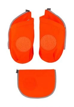 Ergobag Seitentaschen Zip-Set "Cubo", 3-tlg. Koralle