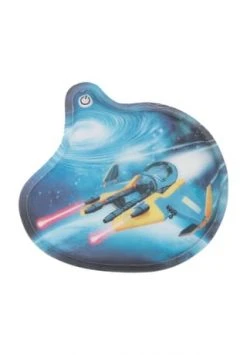 Ergobag Blinkie-Klettie "Weltraumflitzer", Mit LEDs Blau