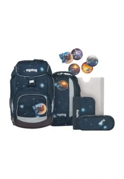 Ergobag Schulrucksack-Set "Galaxy Glow", 20 L, Für Jungen Blau