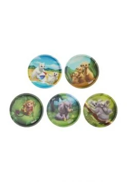 Ergobag Klettie-Set "Zoobabies", 5-teilig Mehrfarbig