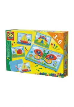 SES CREATIVE® Mosaikbrett Mit Karten MEHRFARBIG