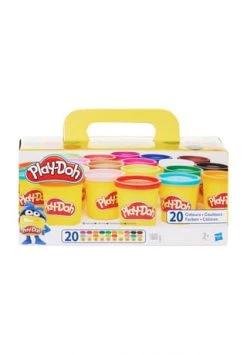 Play-Doh Kinderknete "Super Farbenset", 20er-Pack MEHRFARBIG